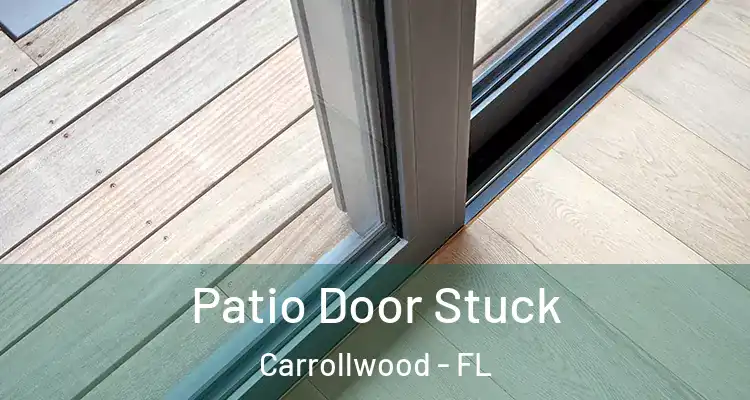  Patio Door Stuck Carrollwood - FL